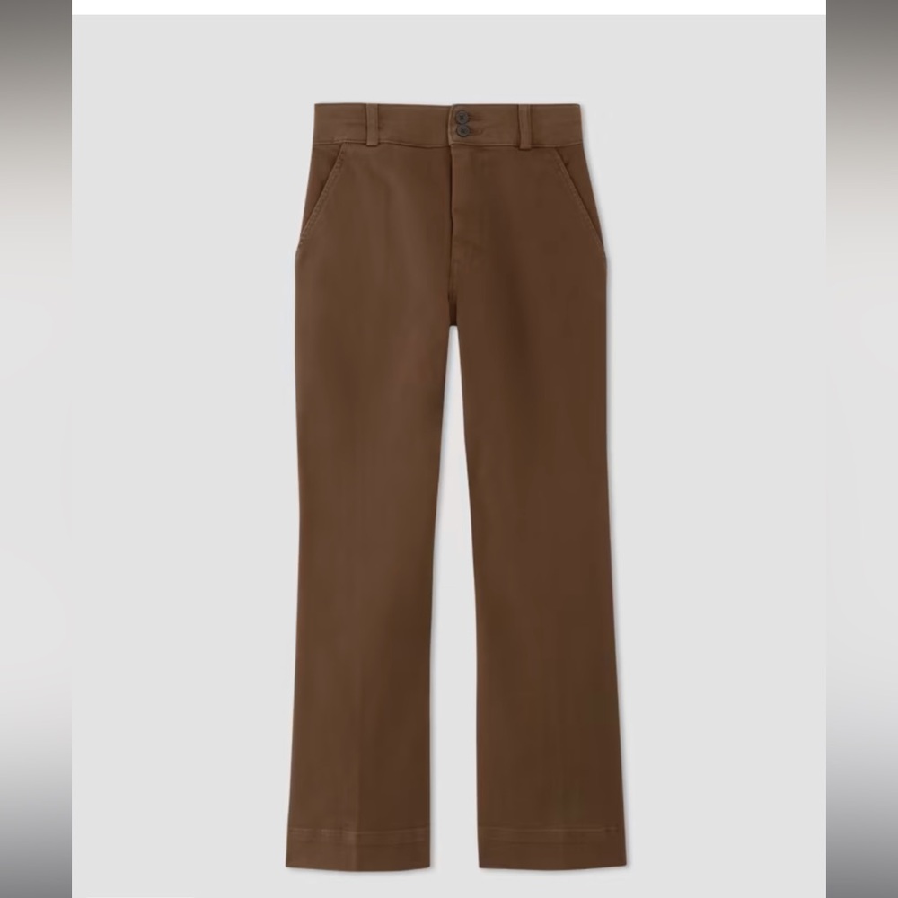 Kick flare high wasted organic cotton